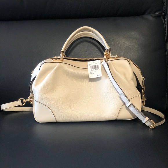 NWOT COACH pebble leather one satchel - Picture 3 of 7